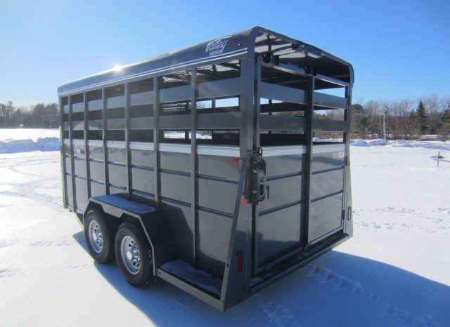 2022 Valley 16′ Stock Trailer X-Wide full
