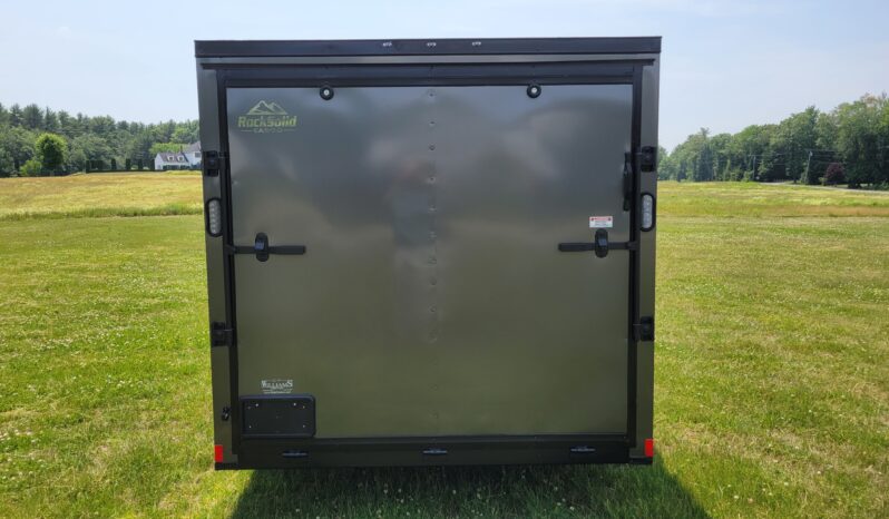 2022 Rock Solid 7×14 Charcoal Blackout Cargo Trailer full