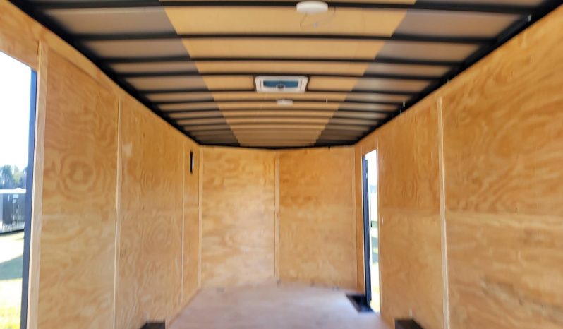 2023 Rock Solid 8.5×20 Cargo Trailer 7’6″ Interior Height w/Extra Side Door and Aluminum Wheels full