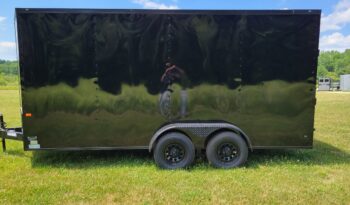 2022 Rock Solid 7×16 Blackout Cargo Trailer – 7′ Tall full